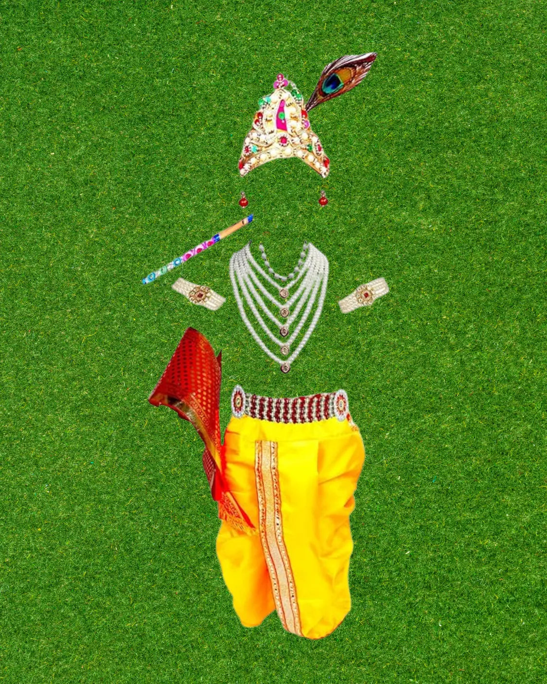 M15 Krishna Dress with Accessories QwikCart