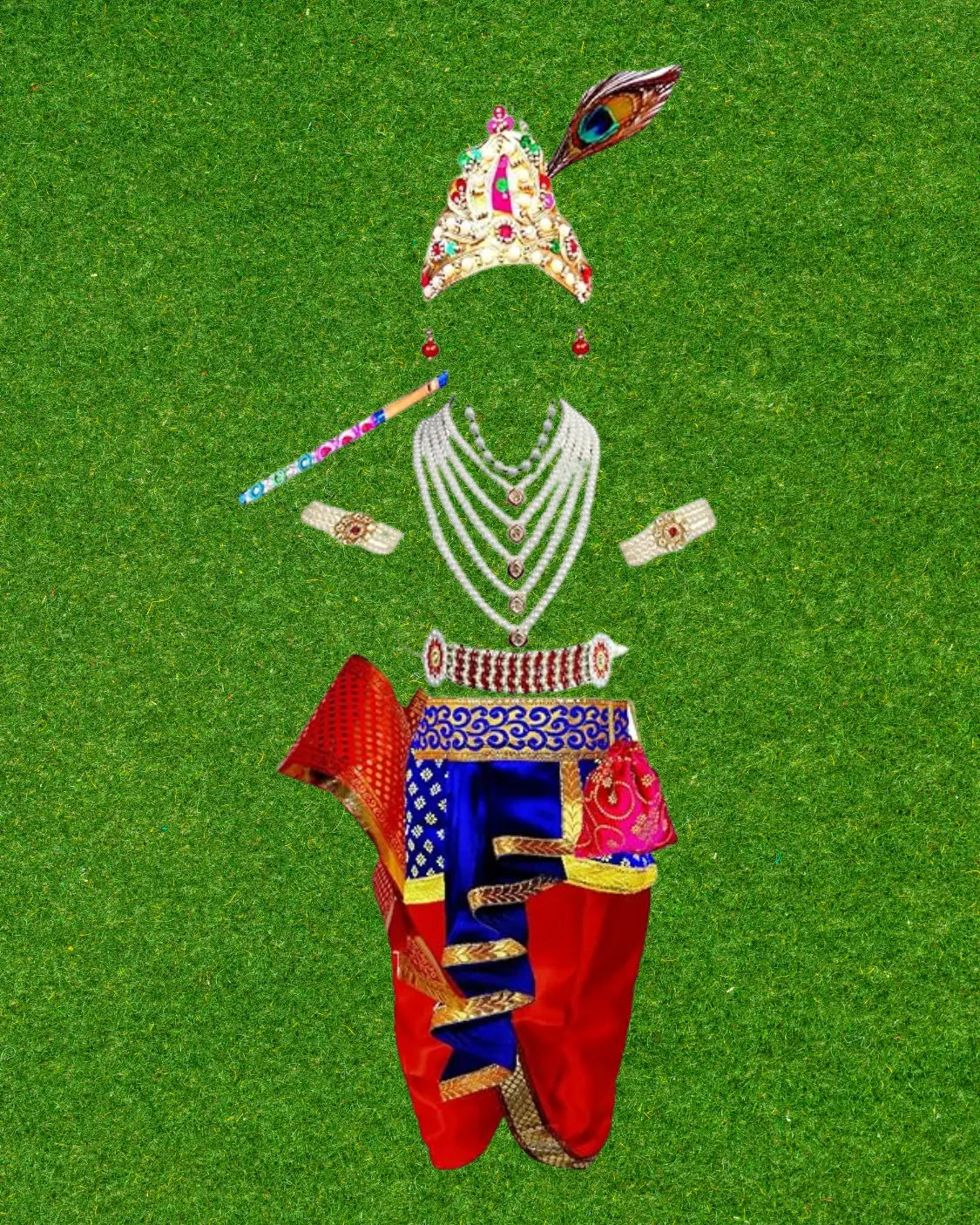 M15 PPK HC Krishna Dress with Accessories QwikCart