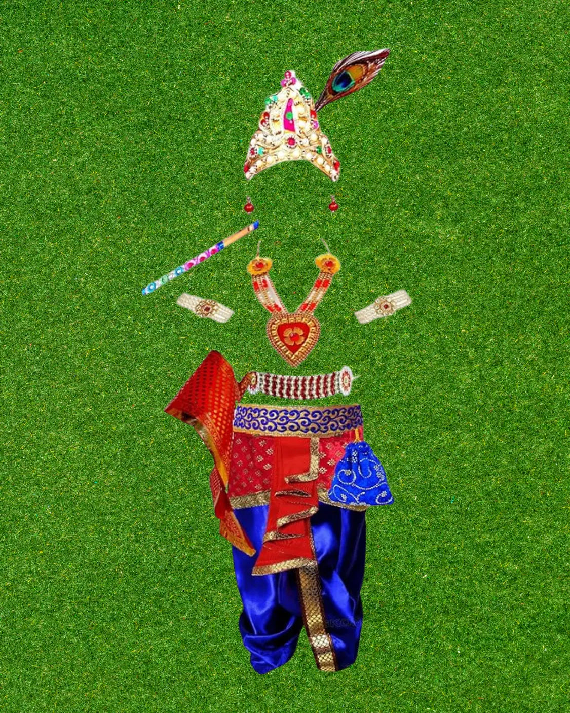 M27 PPK Lord Krishna Dress. QwikCart