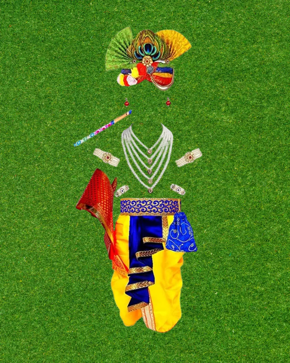 PL Lord Krishna Dress for Kids. QwikCart
